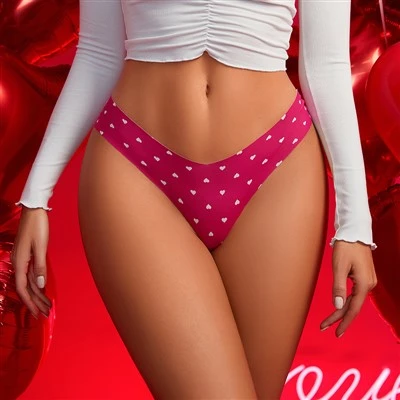 Calcinha de ioga estampada de seda de seda sexy de grande tamanho feminina